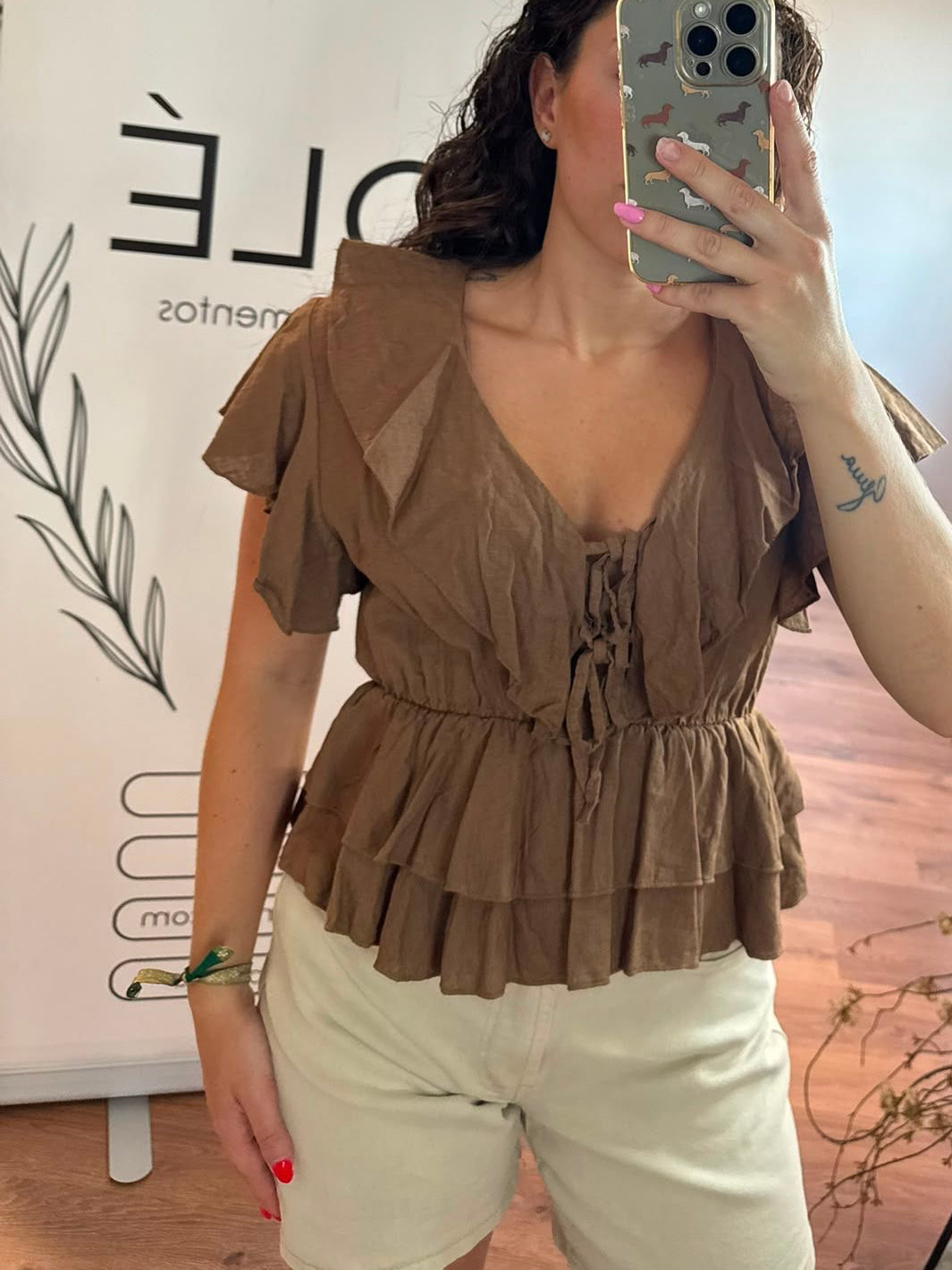 Blusa volante