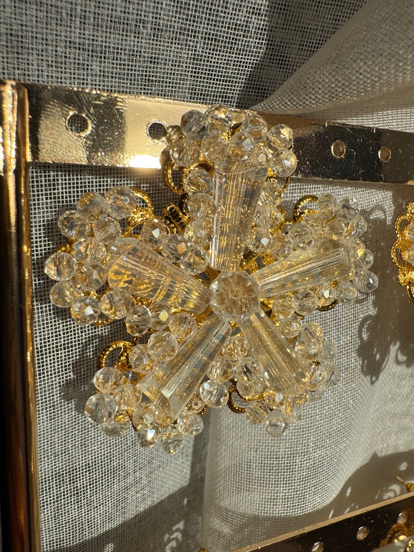Pendientes Flor de cristal