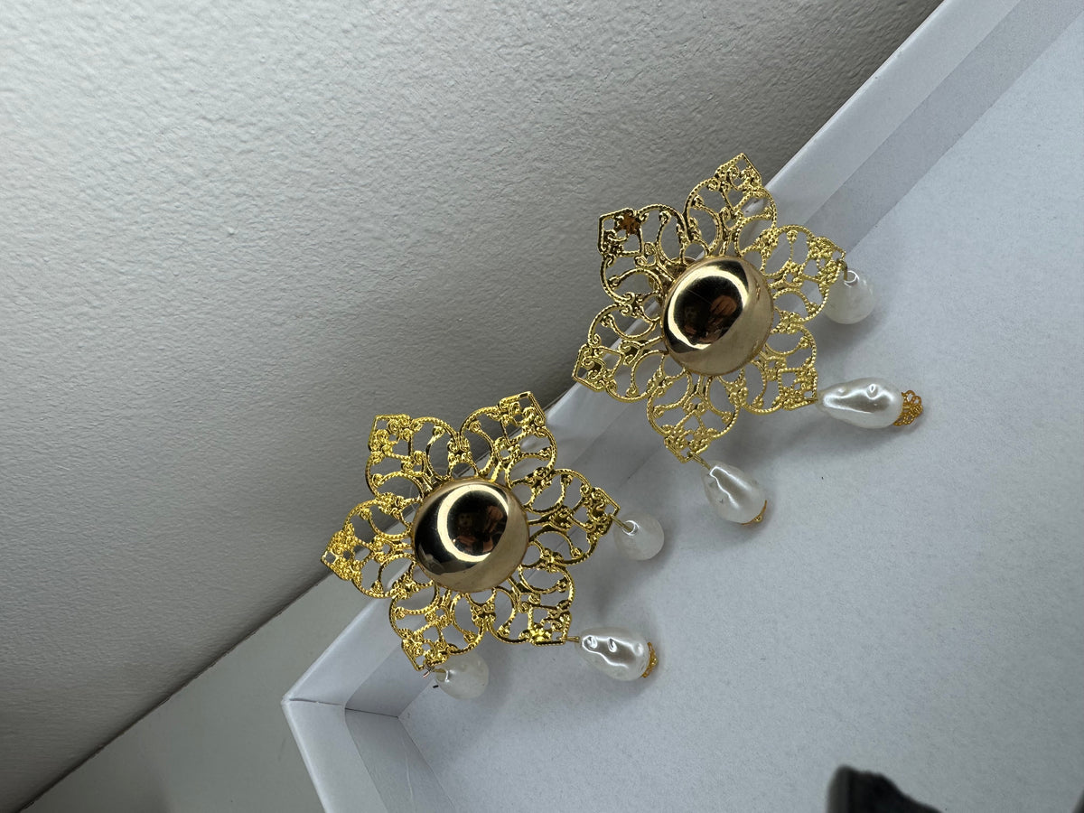 Pendientes Flor de oro