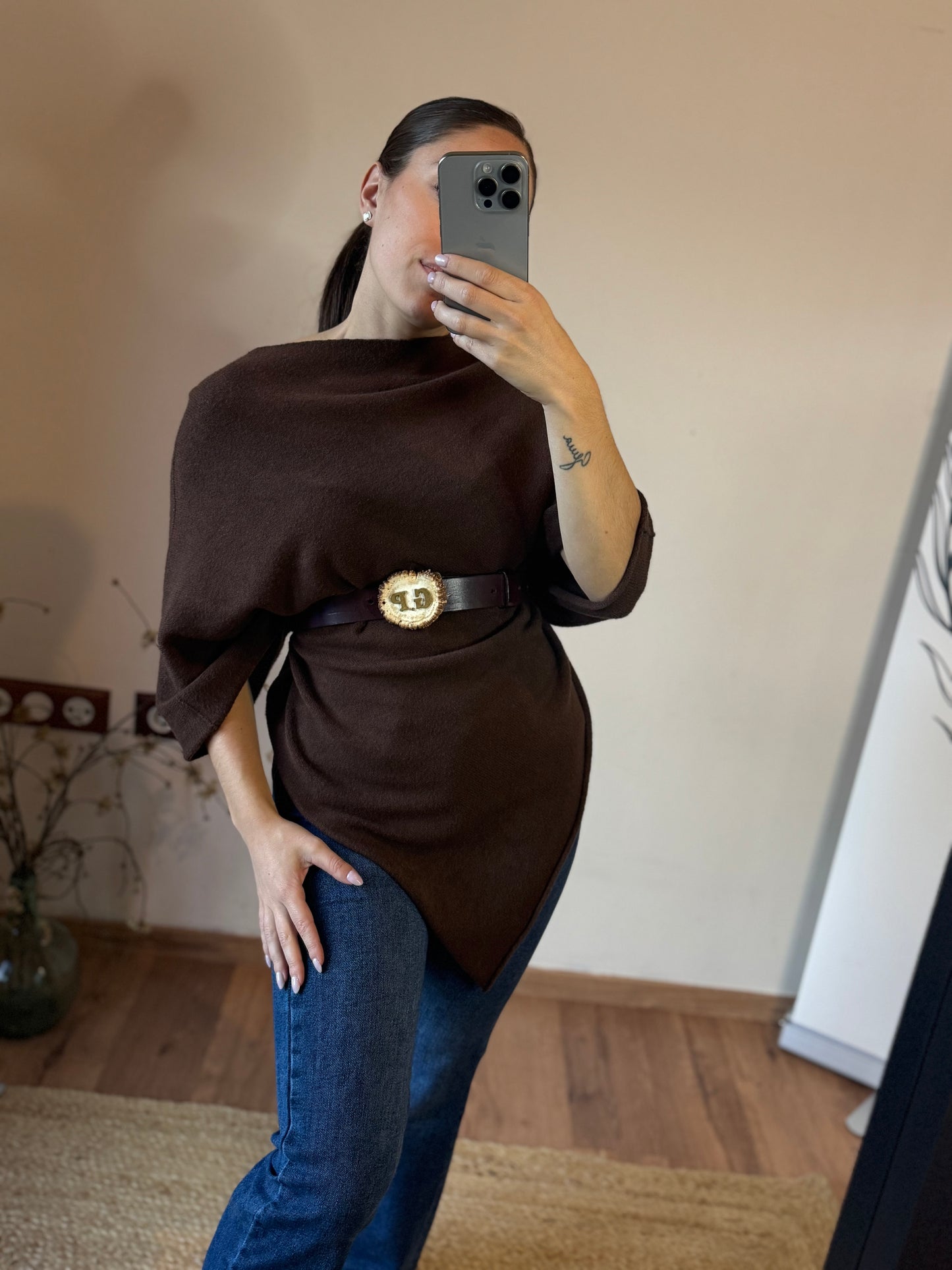 Poncho punto