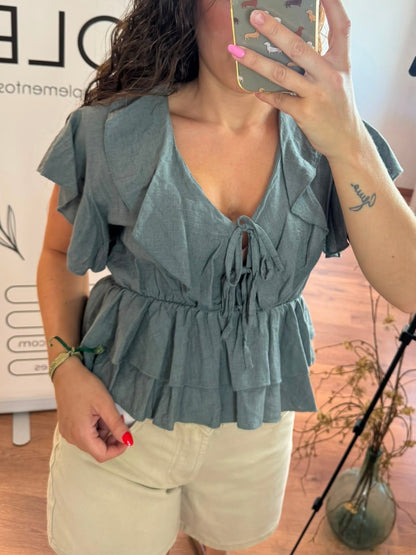 Blusa volante
