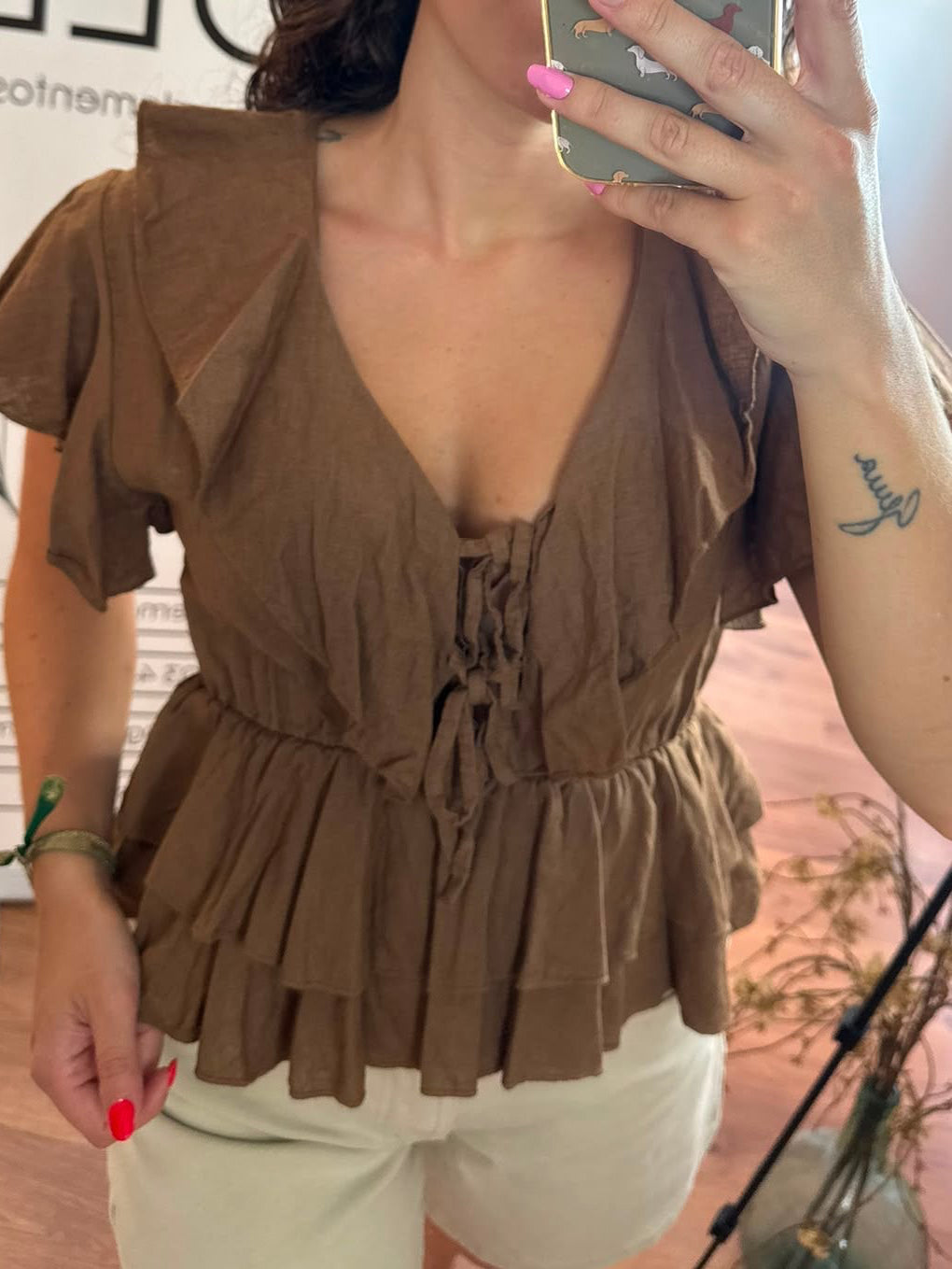 Blusa volante