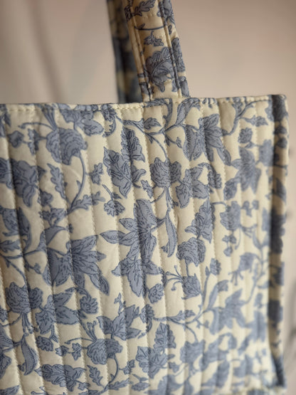 Bolso acolchado Celeste