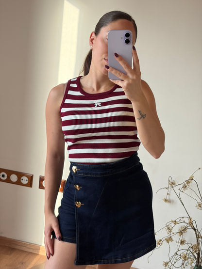 Falda pantalón vaquera