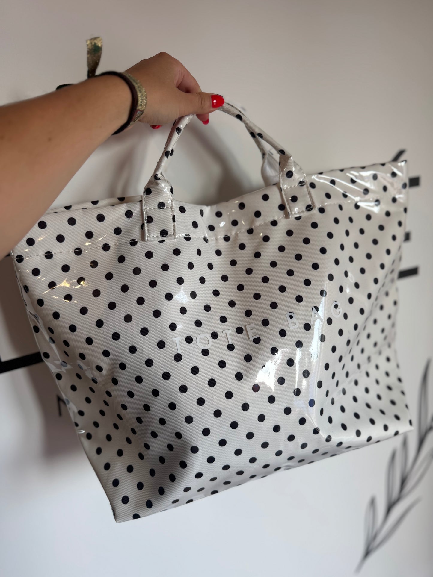 Bolso tote bag blanco