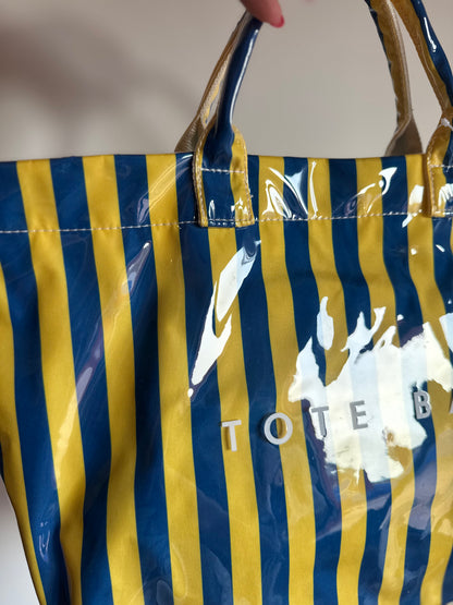 Bolso tote bag líneas