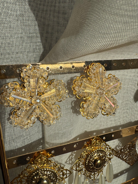Pendientes Flor de cristal